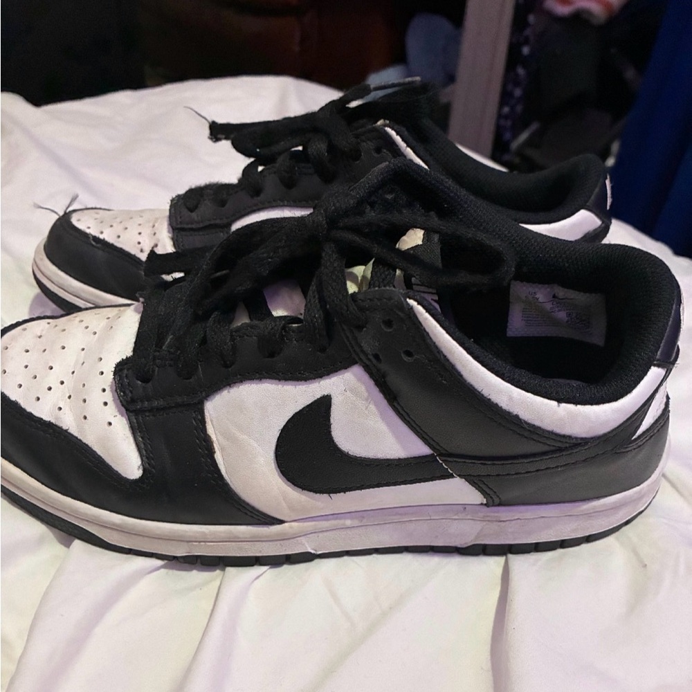 Nike Black and White Low-Top Sneakers